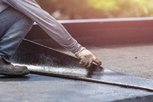 Professional Basement Waterproofing technician working in Dunlap, IN